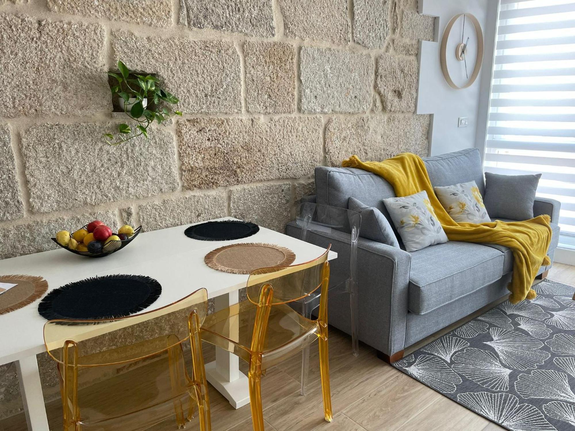 Apartamento Almuina Marin Luaran gambar